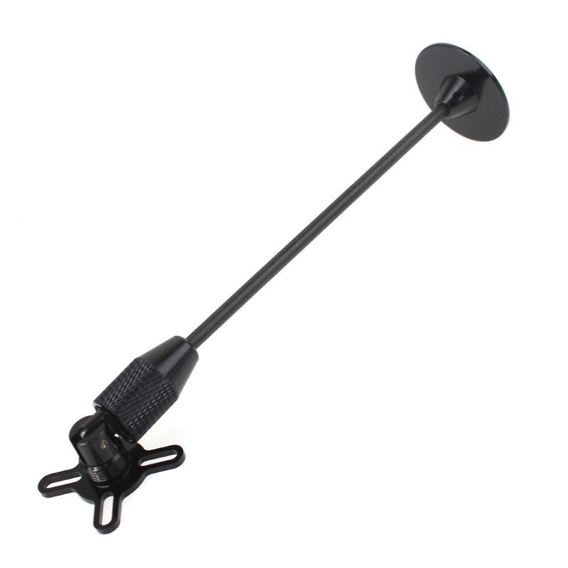 QWinOut Universal GPS Folding Antenna Mount Holder Metal for DIY RC Quadcopter Multicopter Drone Color Black