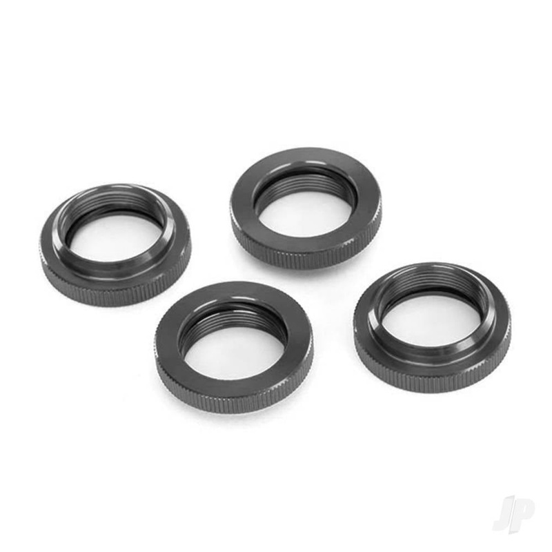 Spring retainer (adjuster) gray-anodised aluminium GTX shocks (4) (assembled with o-ring)