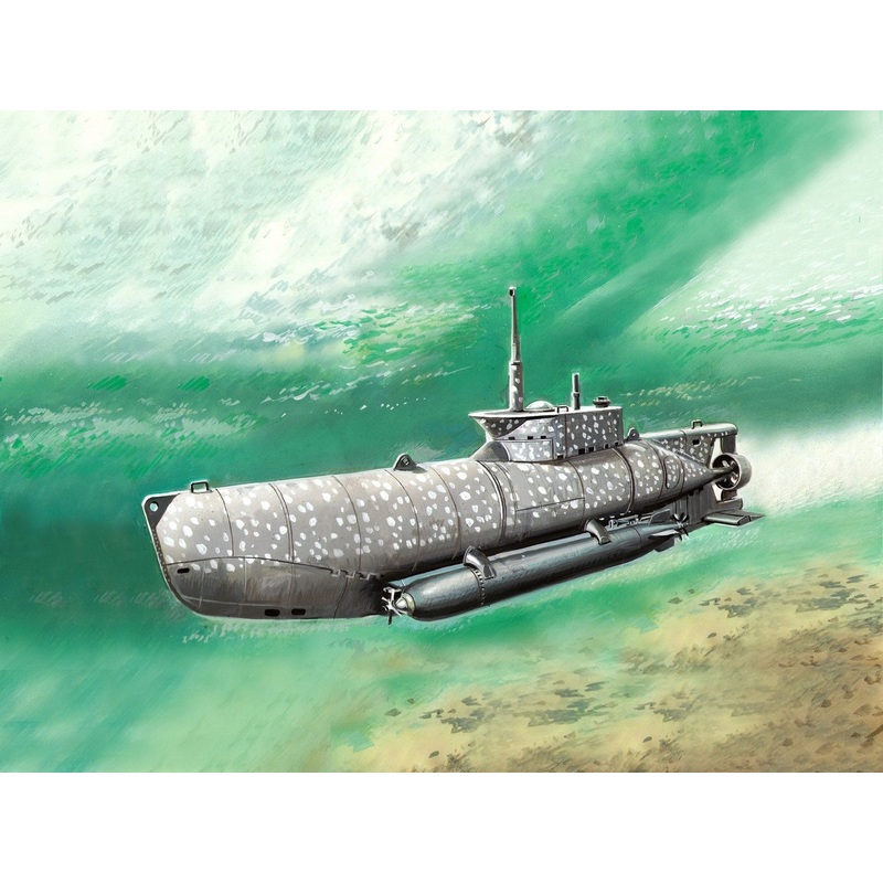 U-Boat Type XXVIIB Seehund (Early) WWII German Midget Submarine