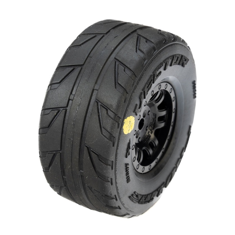 1/16 Vector Front/Rear Tires MTD 12mm Black Split Six (4): M