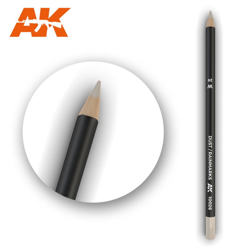 AK Interactive 10026 Weathering Pencil - Dust/Rainmarks