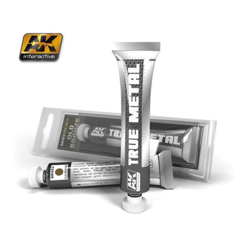 AK Interactive 453: True Metal "Old Bronze"