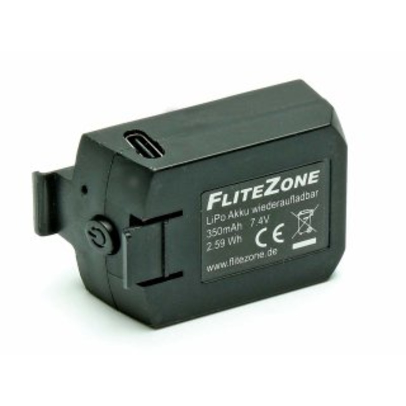 FliteZone Hughes MD500E Hawaii/Yellow - Lipo Battery 2s 350mAh 7.4v
