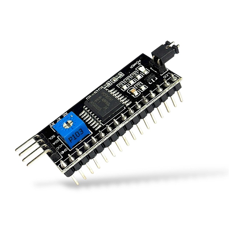 I2C Module for 16x2 LCD Display Connector | I2C Serial Interface Adapter for Arduino 1602 LCD