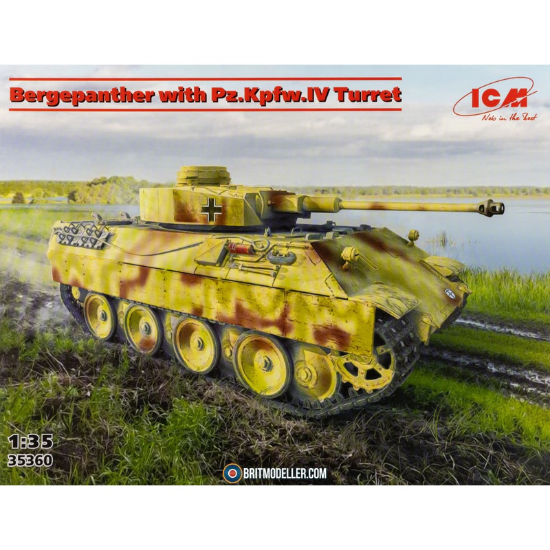 ICM 1/35 Bergepanther with Pz.Kpfw.IV Turret