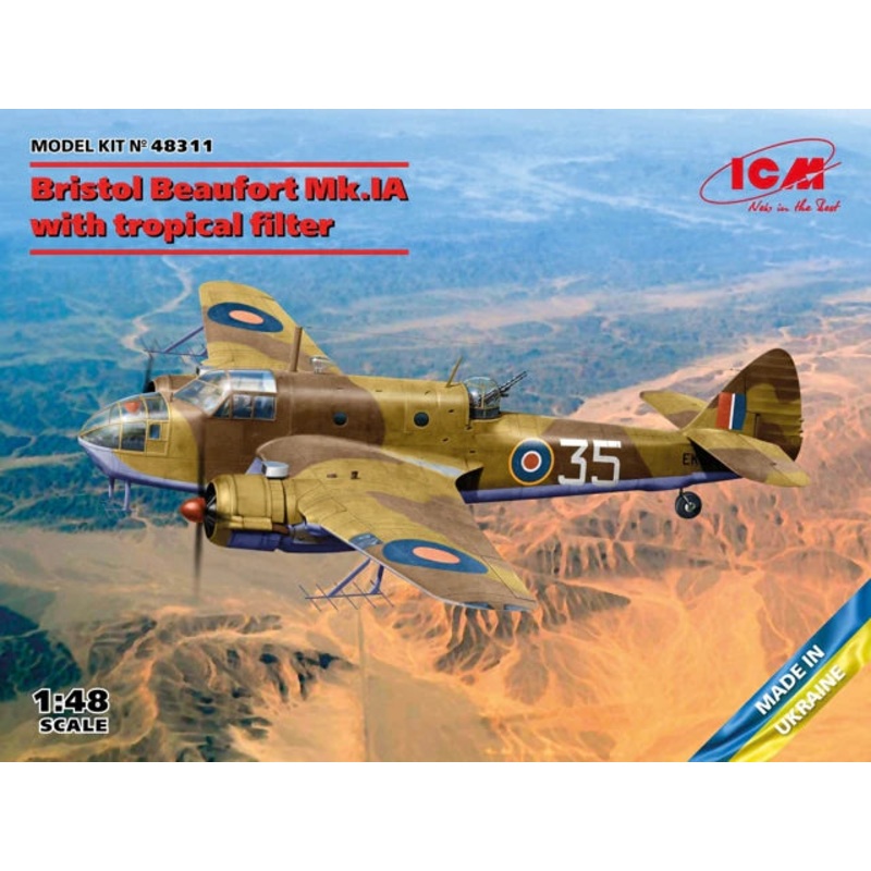 ICM 48311 1/48 Bristol Beaufort Mk.IA with tropical filter