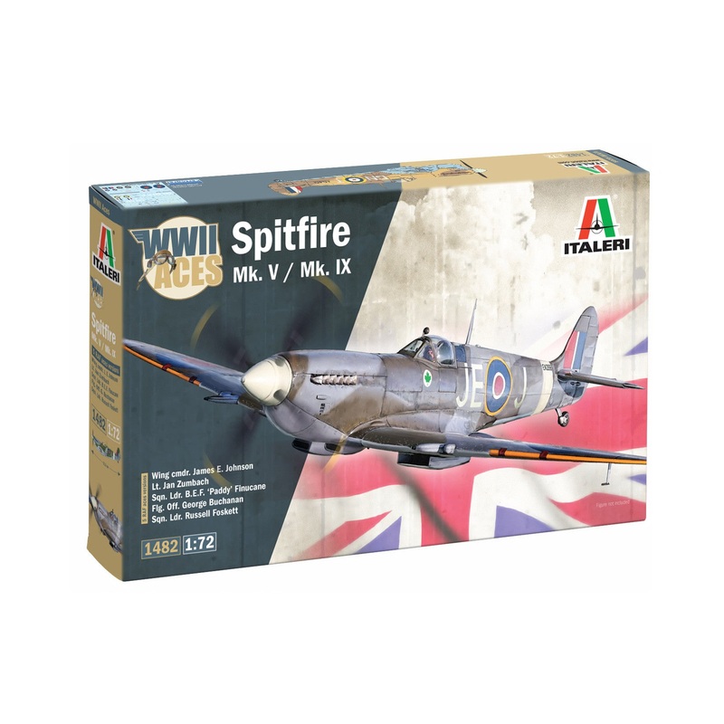 Italerai 1/72 Spitfire Mk.V / Mk.IX Aces Kit 1482