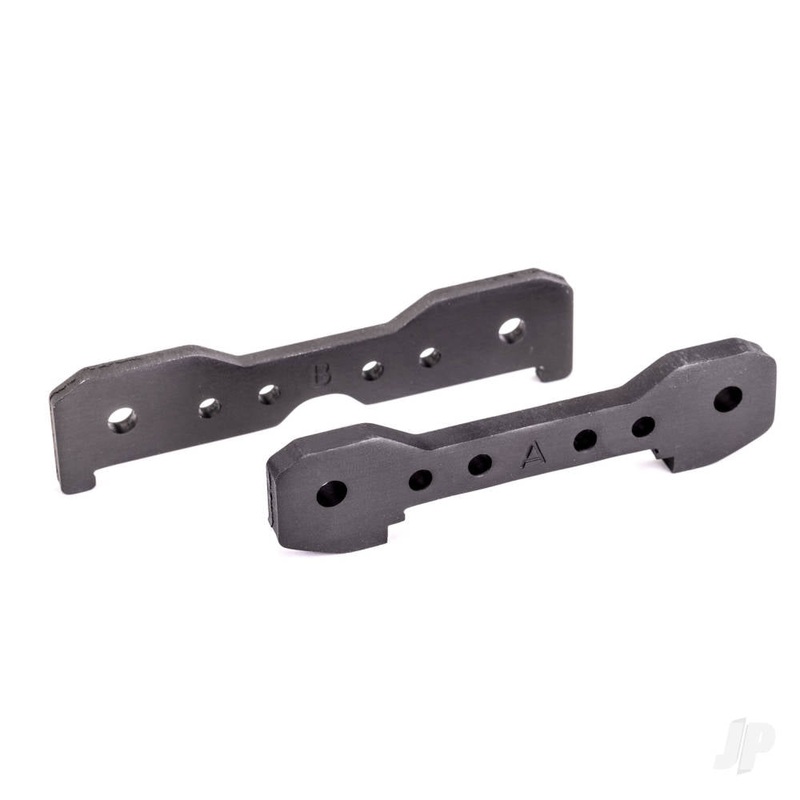 Tie bars front 6061-T6 aluminium (dark titanium-anodised)