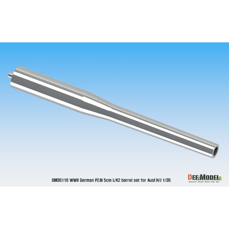 Def Model DM35116 1/35 German PZ.III 5cm L/42 Gun barrel for Ausf.H/J kit