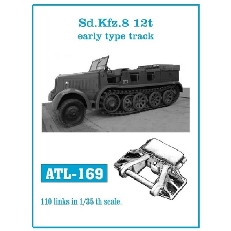 Friulmodel ATL-169 Sd.Kfz.8 12t Zgkrw.early type track