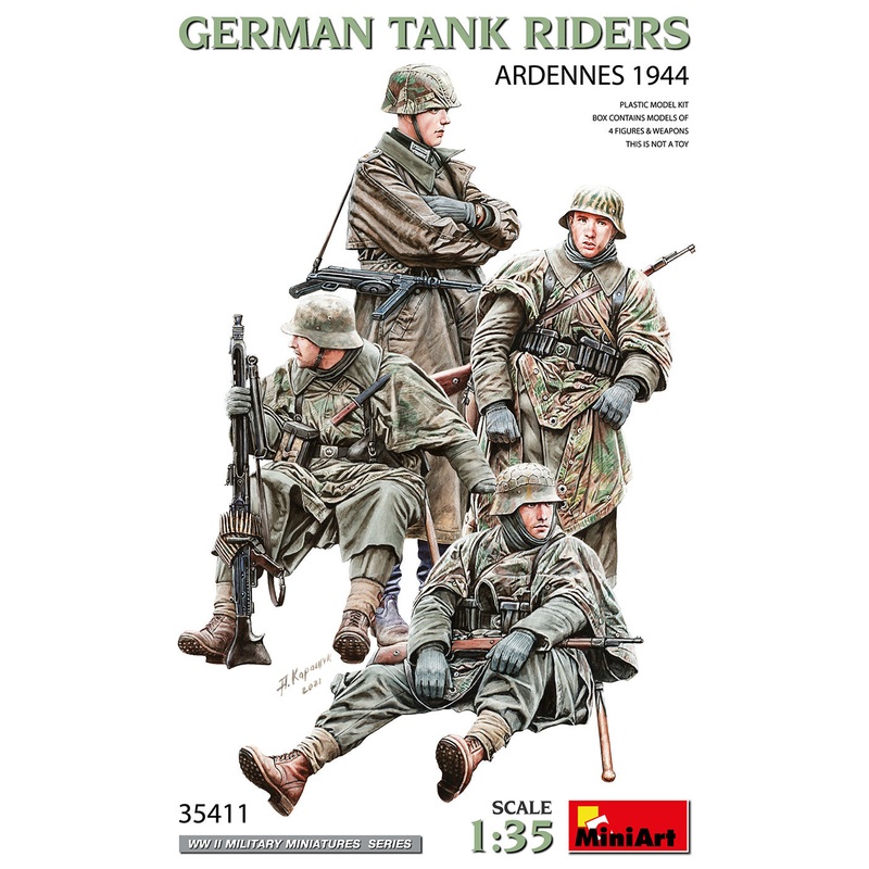 MiniArt 35411 1/35 GERMAN TANK RIDERS. ARDENNES 1944