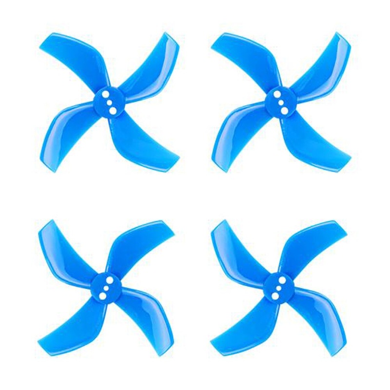 QWinOut Hurricane 2020 4-paddle Propeller Props 1.5mm Shaft CW CCW for 1103-1105 Brushless Motor for 85mm RC Drone FPV Racing 4 Pairs Green