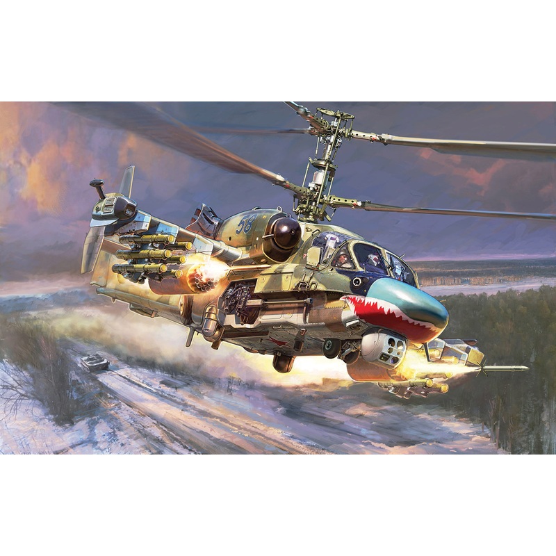 Zvezda Ka-52 1:48 helicopter