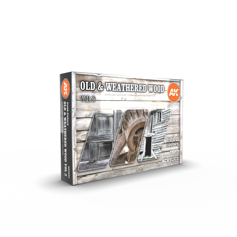 AK Interactive 3G Old & Weathered Wood Vol.2