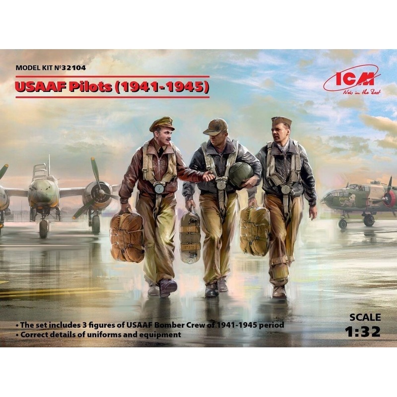 ICM 32104 1/32 USAAF Pilots (1941-1945)