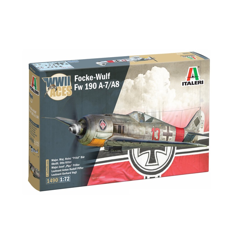 ITALERI 1/72 Focke-Wulf Fw 190 A-8/F Aces 1490