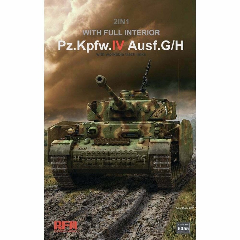 Rye Field Model 5055 1/35 Pz.Kpfw.IV Ausf. G/H Full Interior