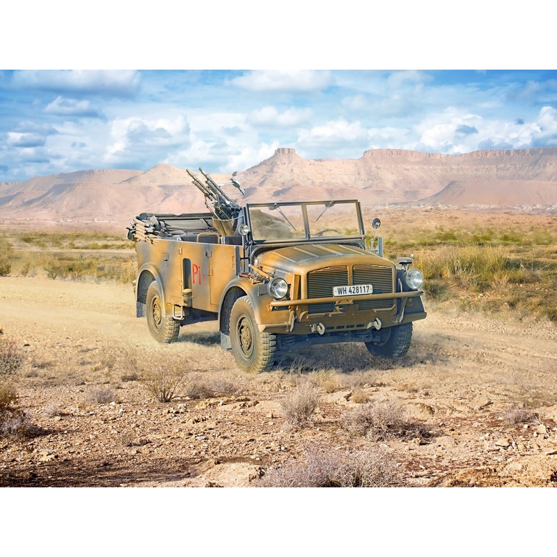 s.E.Pkw Kfz.70 with Zwillingssockel 36 WWII German Military Vehicle