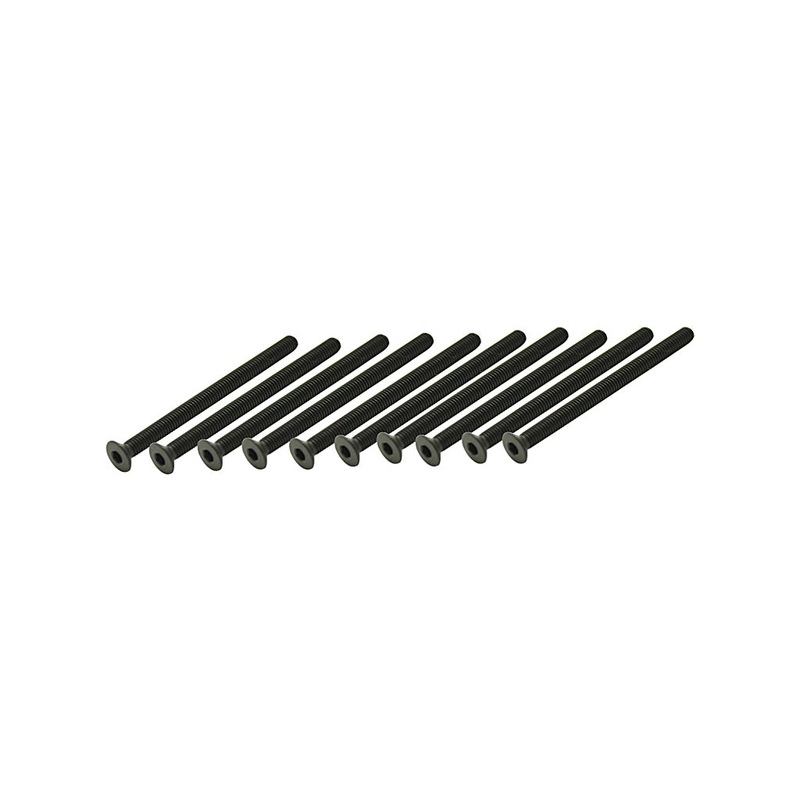 Steel Csk Hex Screws M3 x 40 pk10