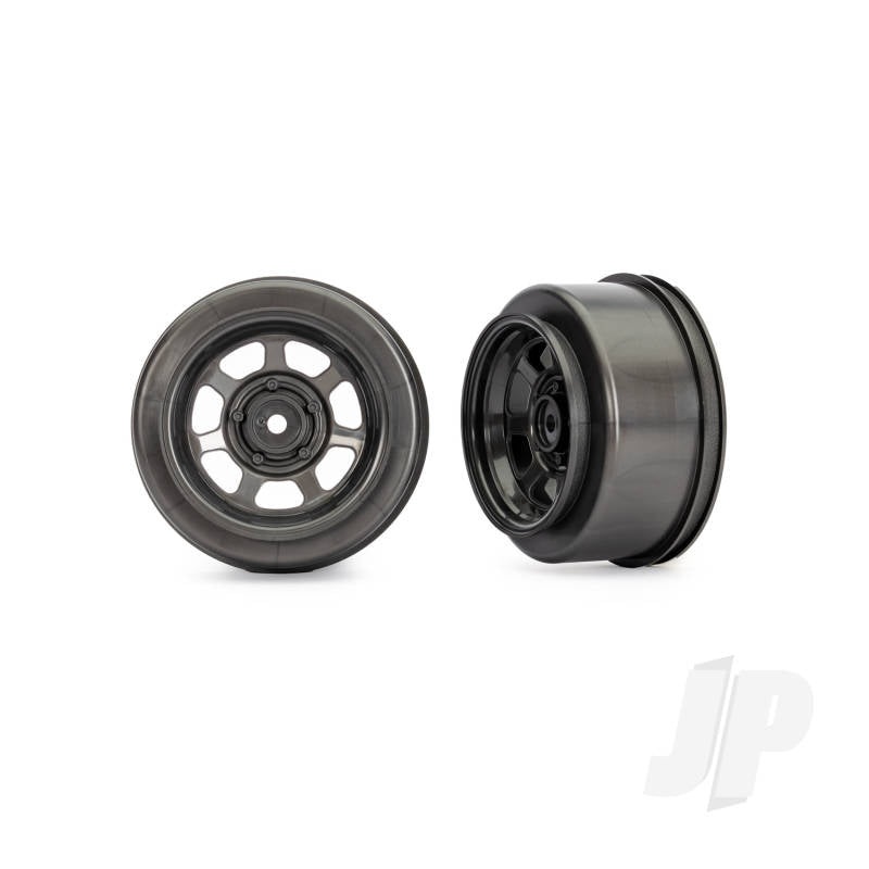 Traxxas Dirt Oval Grey Rear Wheels (2)