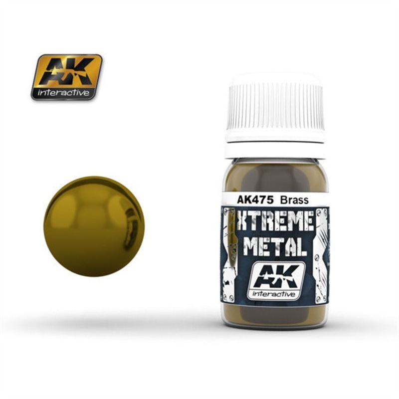 AK Interactive 475: Xtreme Metal Brass 30ml