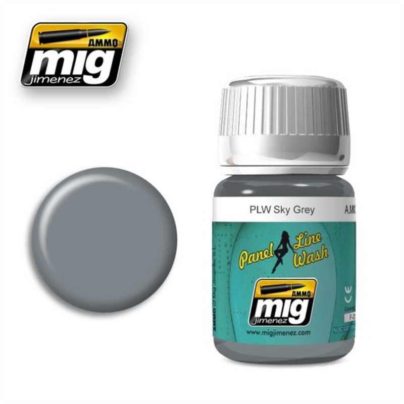 AMMO by Mig 1607 Panel Line Wash Sky Grey
