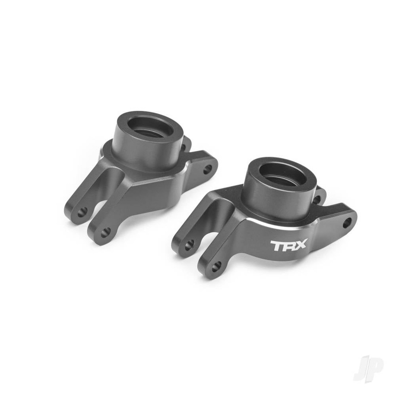 Carriers stub axle (grey-anodised 6061-T6 aluminium) (rear) (left & right)