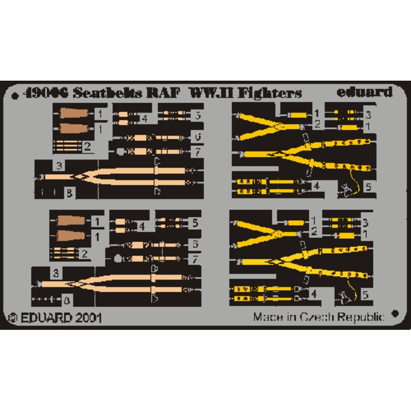 Eduard 49006 1/48 Seatbelts RAF WWII Fighters