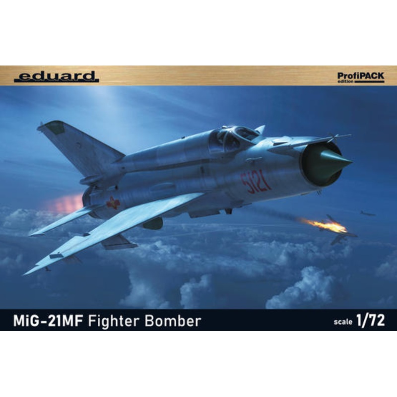 Eduard 70142 1/72 MiG-21MF Fighter Bomber -Profipack-