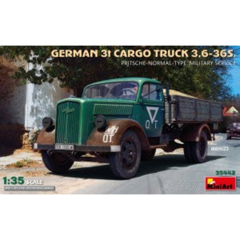 MiniArt 35442 1/35 3t CARGO TRUCK 3,6-36S. PRITSCHE-NORMAL-TYPE