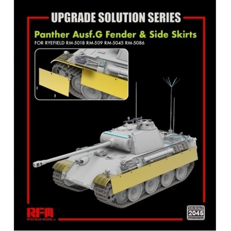 Rye Field Model 2045 1/35 Panther Aufg G Fender & Side Skirts