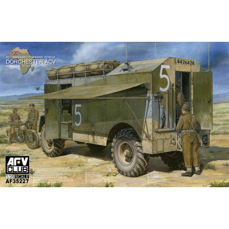 AFV Club 35227 1/35 AEC ARMOURED COMMAND VEHICLE DORCHESTER ACV