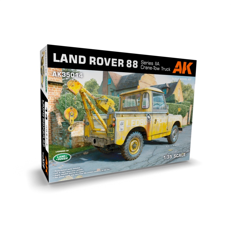 AK Interactive 35014 1/35 LAND ROVER 88 SERIES IIA CRANE-TOW TRUCK