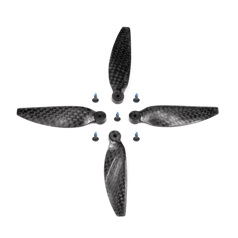 Feichao 1 Pair Carbon Fiber Propeller Low Noise Folding Props Quick Release Paddle with Screws For Mavic Mini Drone Accessories Black