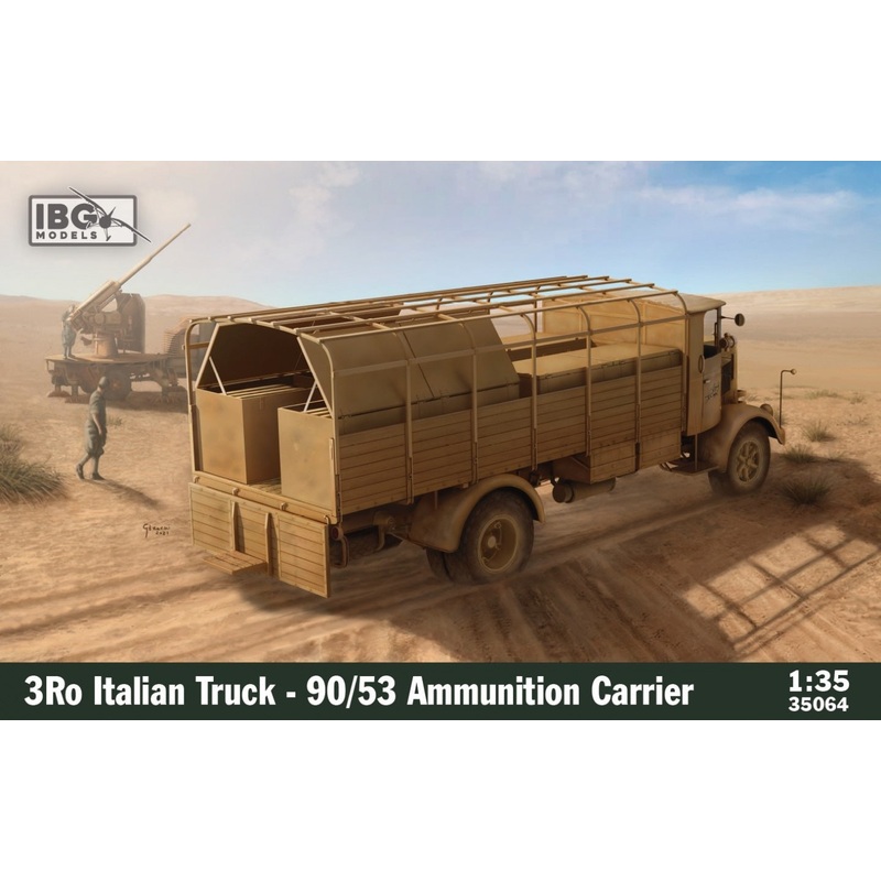 IBG 35064 1/35 3RO Italian Truck 90/53 Ammunition Carrier