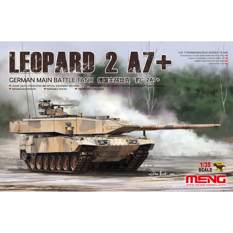Meng TS042 1/35 Leopard 2 A7+