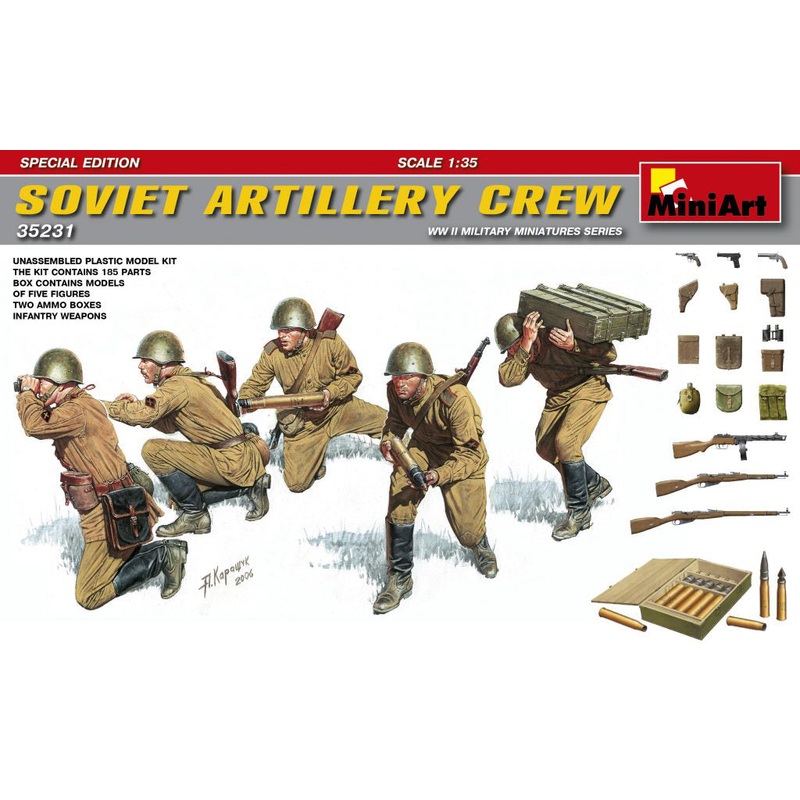 MiniArt 35231 1/35 Soviet Artillery Crew Special Edition