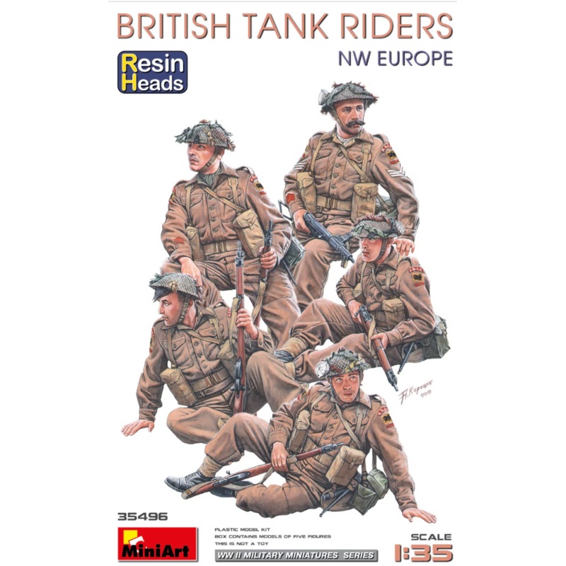 MiniArt 35496 1/35 BRITISH TANK RIDERS NW EUROPE