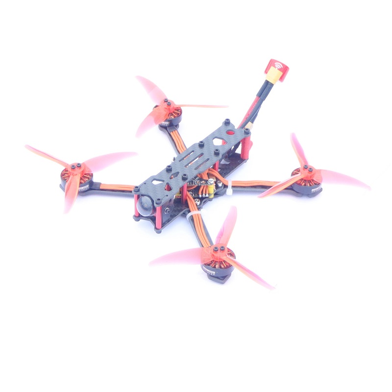 QWinOut F4 X1 175mm 3-4S FPV Racing Drone BNF Frsky Version W/GHF411AIO Flight Controll Ratel 1200TVL FPV Camera without Receiver