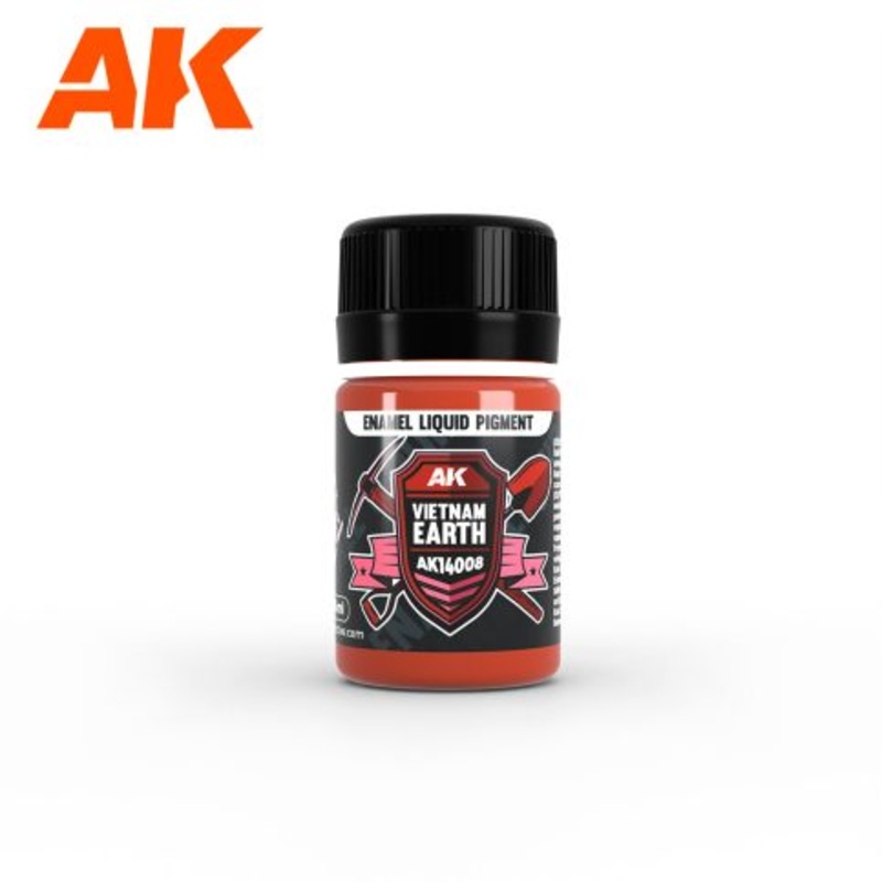 AK Interactive 14008 Vietnam Earth - Enamel Liquid Pigment
