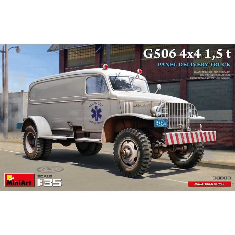 MiniArt 38083 1/35 G506 4_4 1,5 t PANEL DELIVERY TRUCK