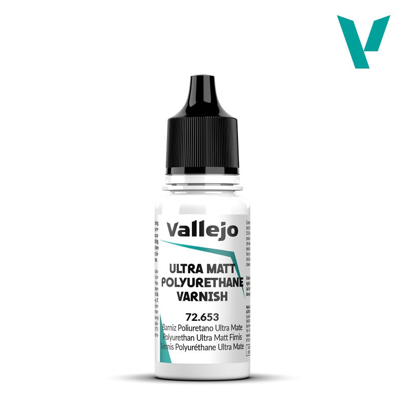 Vallejo Ultra Matt Polyurethane Varnish 653 - 18ml.