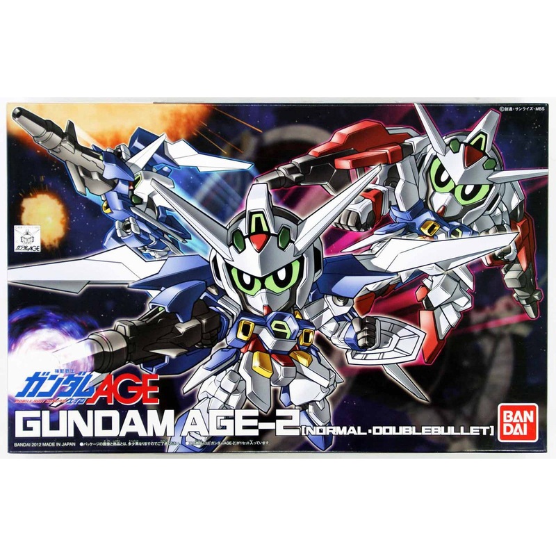 Bandai 2162671 SD BB #371 Gundam Age-2 (Normal Double Bullet) "SDW Heroes"