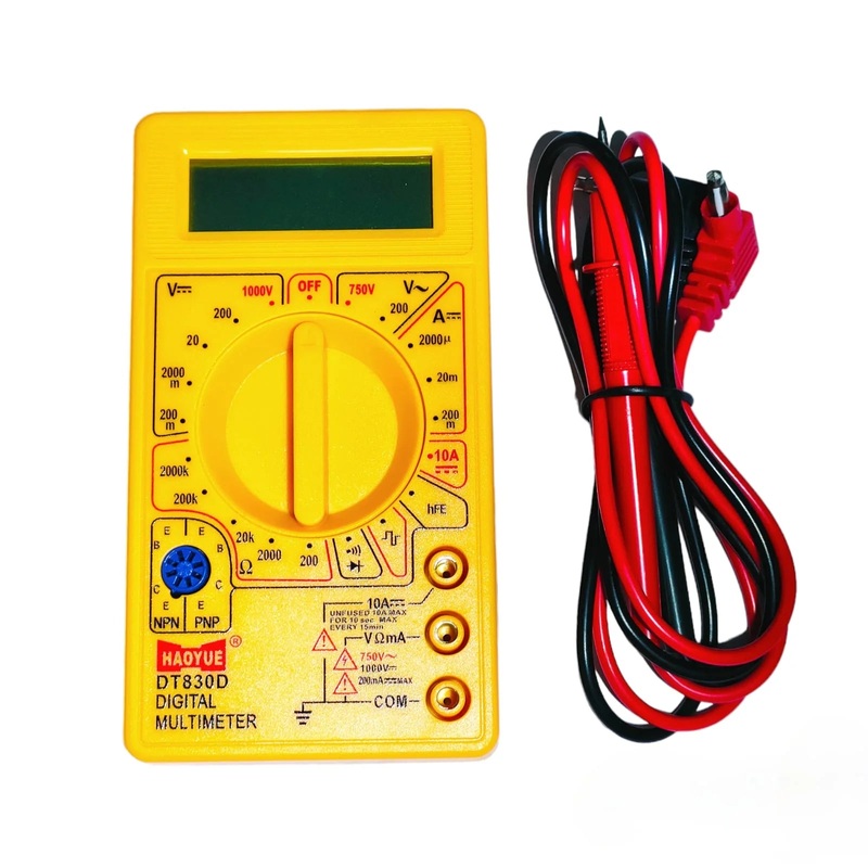 Digital Multimeter DT830D High Quality AC/DC Voltage, Current & Resistance Tester
