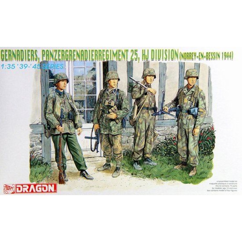 Dragon 6110 1/35 Panzergrenadierregiment 25, HJ Division (Norrey-en-Besin 1944)
