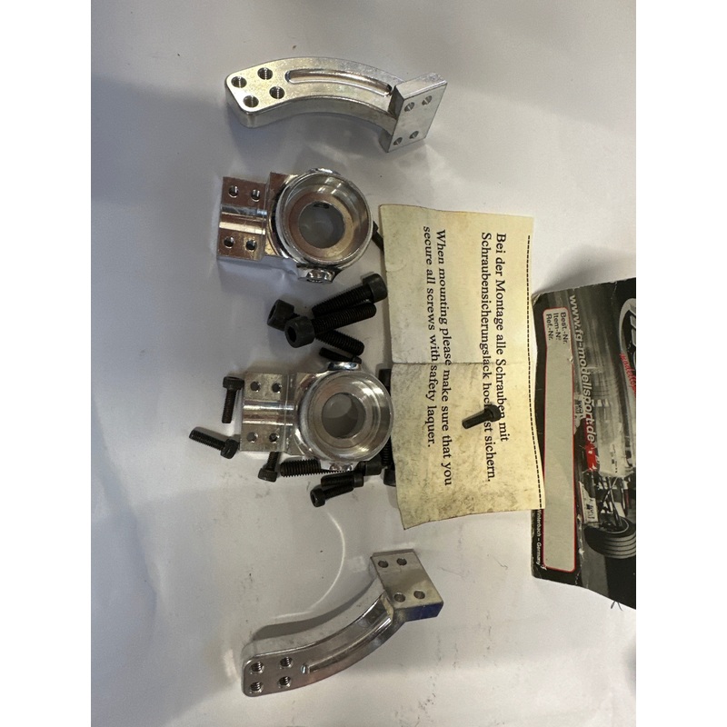 FG Modellsport RC Car Spares Front Alloy Upright (Pk2) 04403/1 (Box 38)