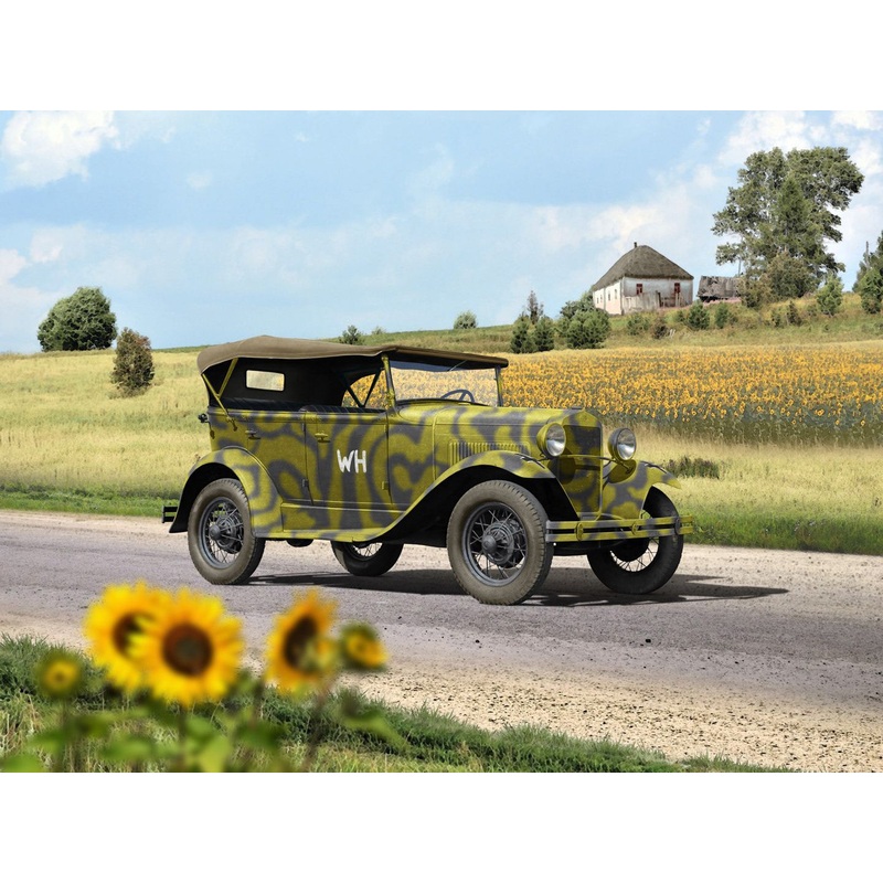 ICM GAZ-A Passenger Car in German Service