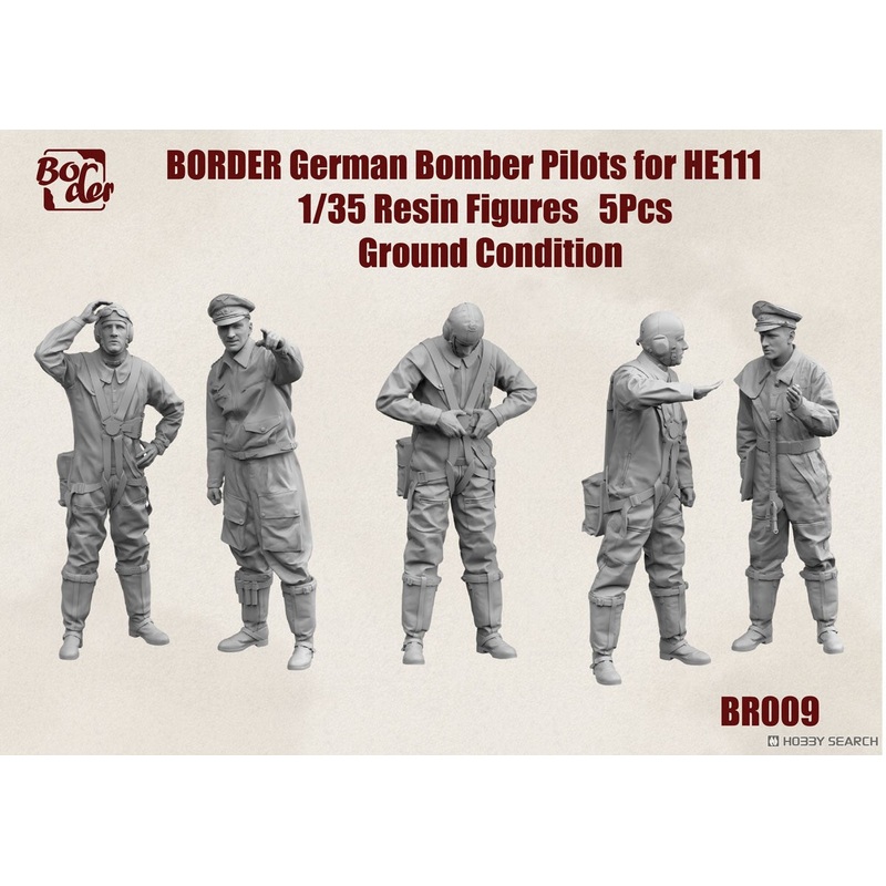 BORDER MODELS BR009 1/35 German Bomber Pilots for He111, Ground Status