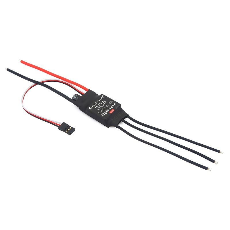 FLYCOLOR Fly Dragon Lite 20A 30A 40A 50A 2-4S Brushless ESC For Fixed-wing RC Aircraft Quadcopter Model Spare Parts 20A