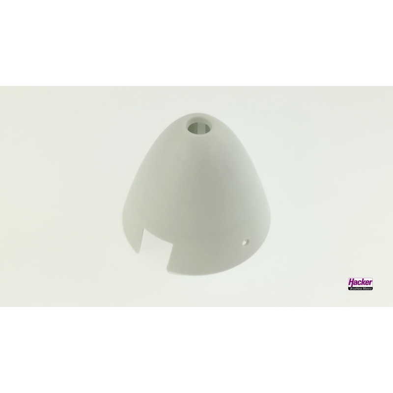 Hacker Turbo light spinner cap white 38 MM